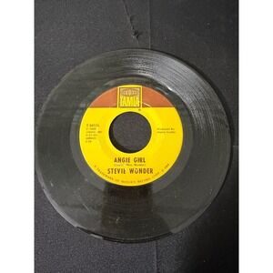Stevie Wonder Vinyl 7" Black Good For Once In My Life Angie Girl Tamia T-54174